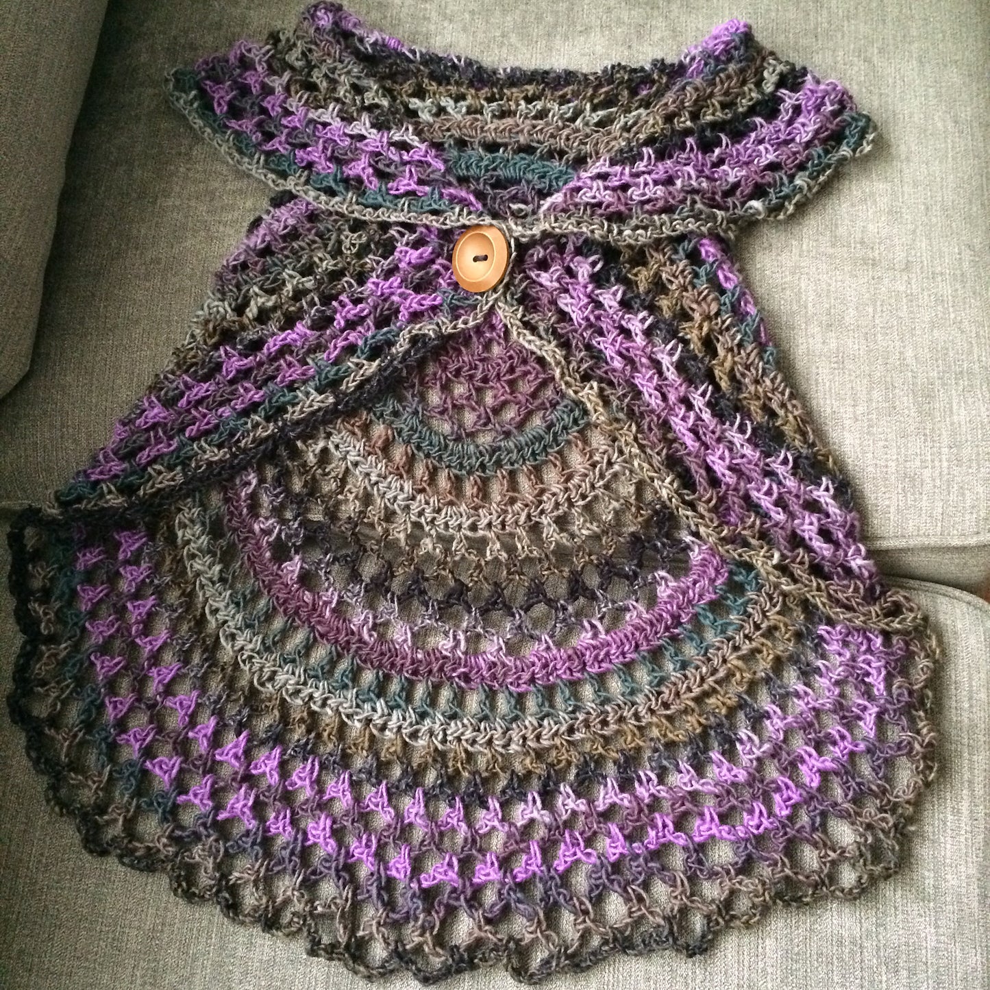 Ring Around the Rosie Vest Crochet Pattern