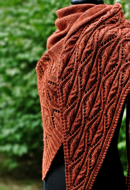 Tendrilly Knitting Pattern