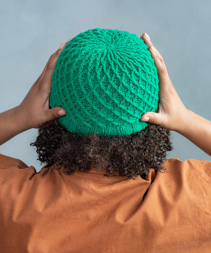 Lattice Cable Beanie Knitting Pattern