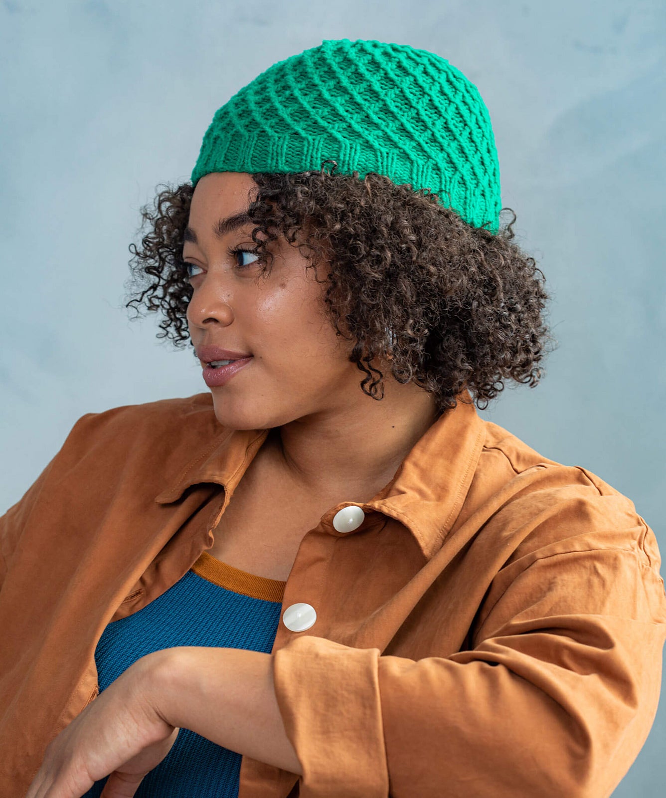 Lattice Cable Beanie Knitting Pattern