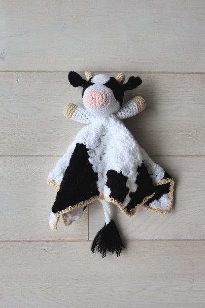 Bessie the Cow Lovey Crochet Pattern
