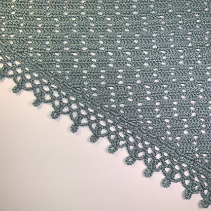 Lacy Border Shawl Crochet Pattern