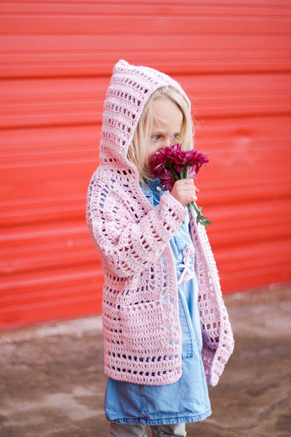 Kids Hexagon Cardigan Crochet Pattern