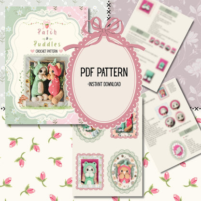 Patch & Puddles Cat Crochet Pattern