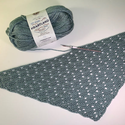 Lacy Border Shawl Crochet Pattern