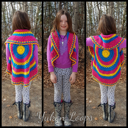 Ring Around the Rosie Vest Crochet Pattern