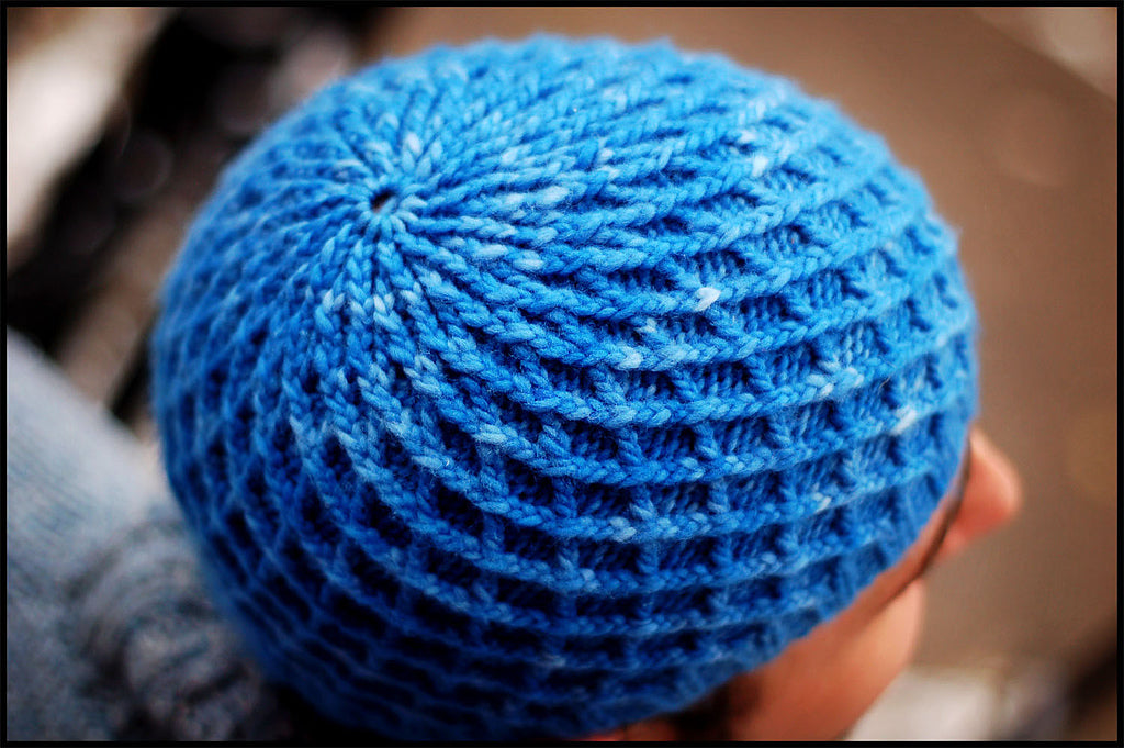 Lattice Cable Beanie Knitting Pattern