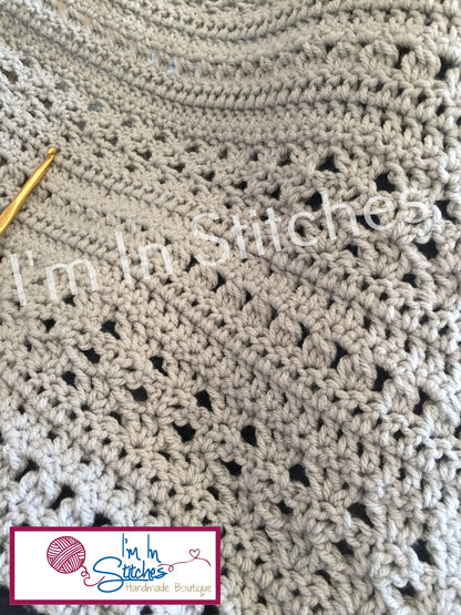 Lesley Pocket Shawl Crochet Pattern