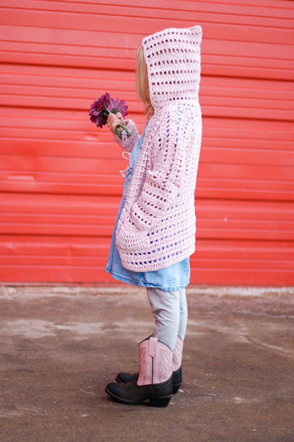 Kids Hexagon Cardigan Crochet Pattern