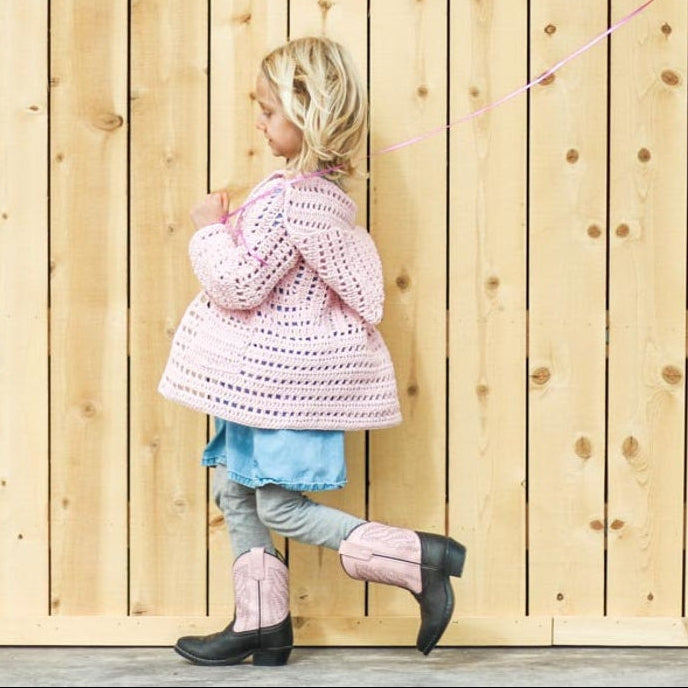 Kids Hexagon Cardigan Crochet Pattern
