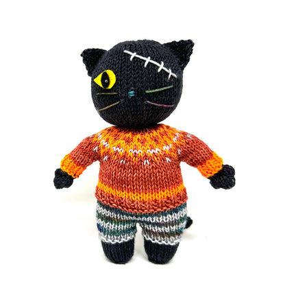 Halloween Cat Knitting Pattern