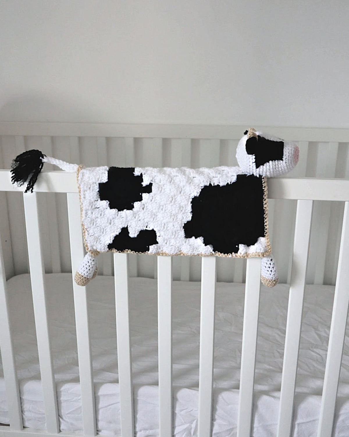Bessie the Cow Lovey Crochet Pattern