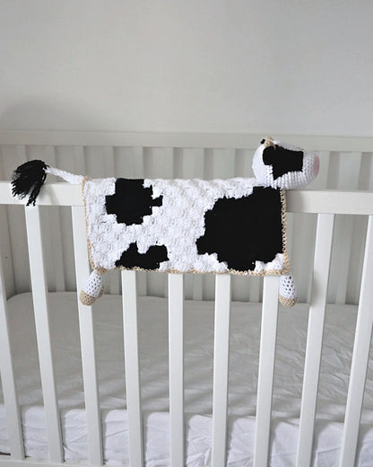 Bessie the Cow Lovey Crochet Pattern