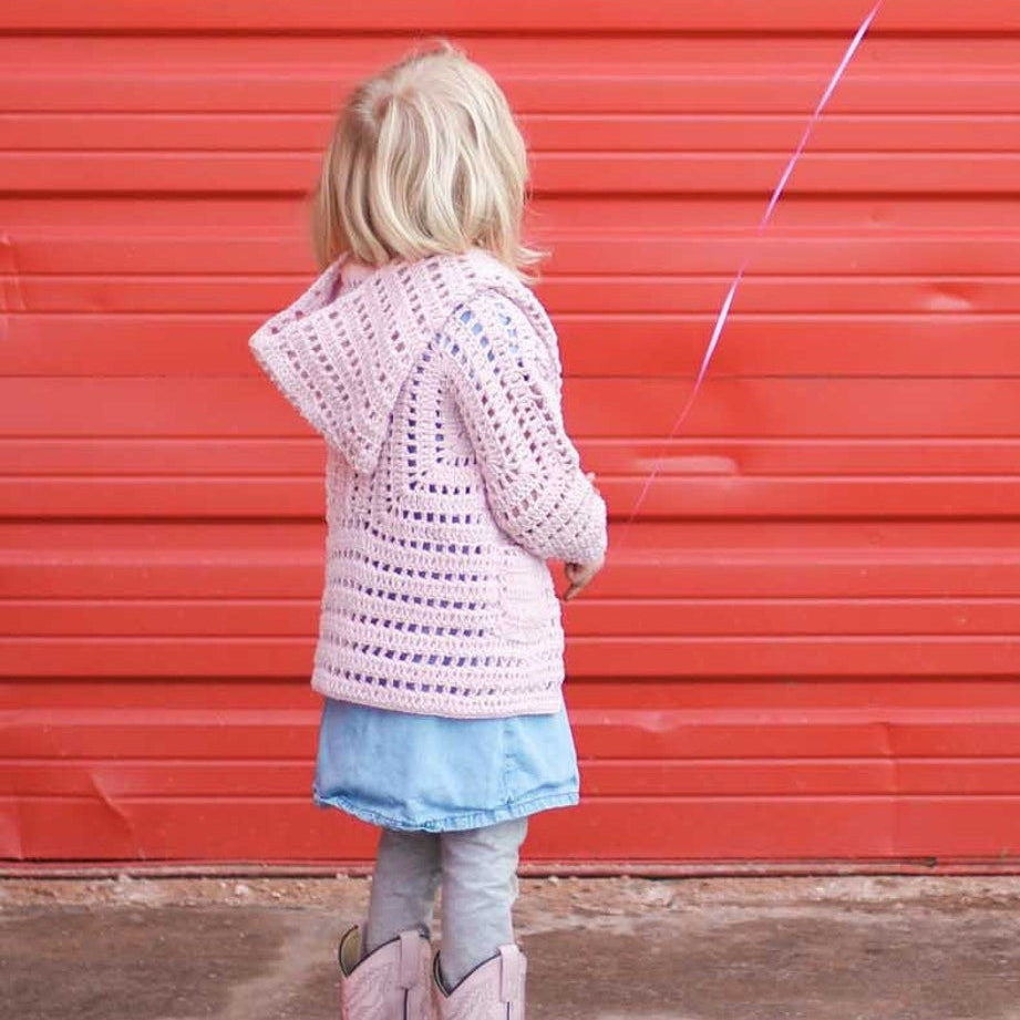 Kids Hexagon Cardigan Crochet Pattern