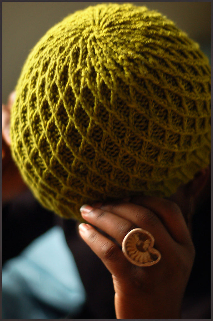 Lattice Cable Beanie Knitting Pattern