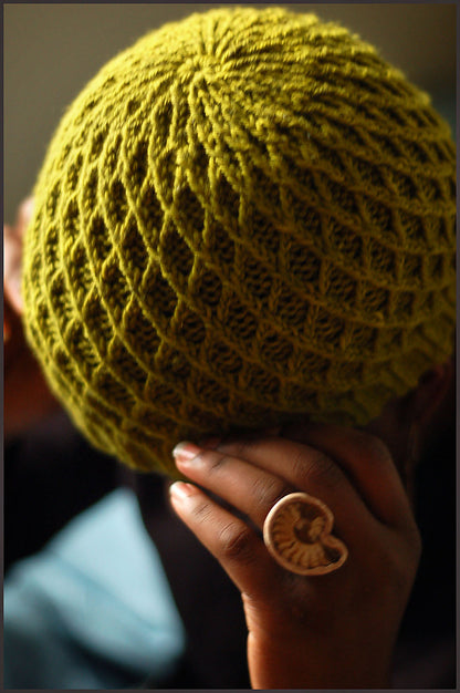 Lattice Cable Beanie Knitting Pattern