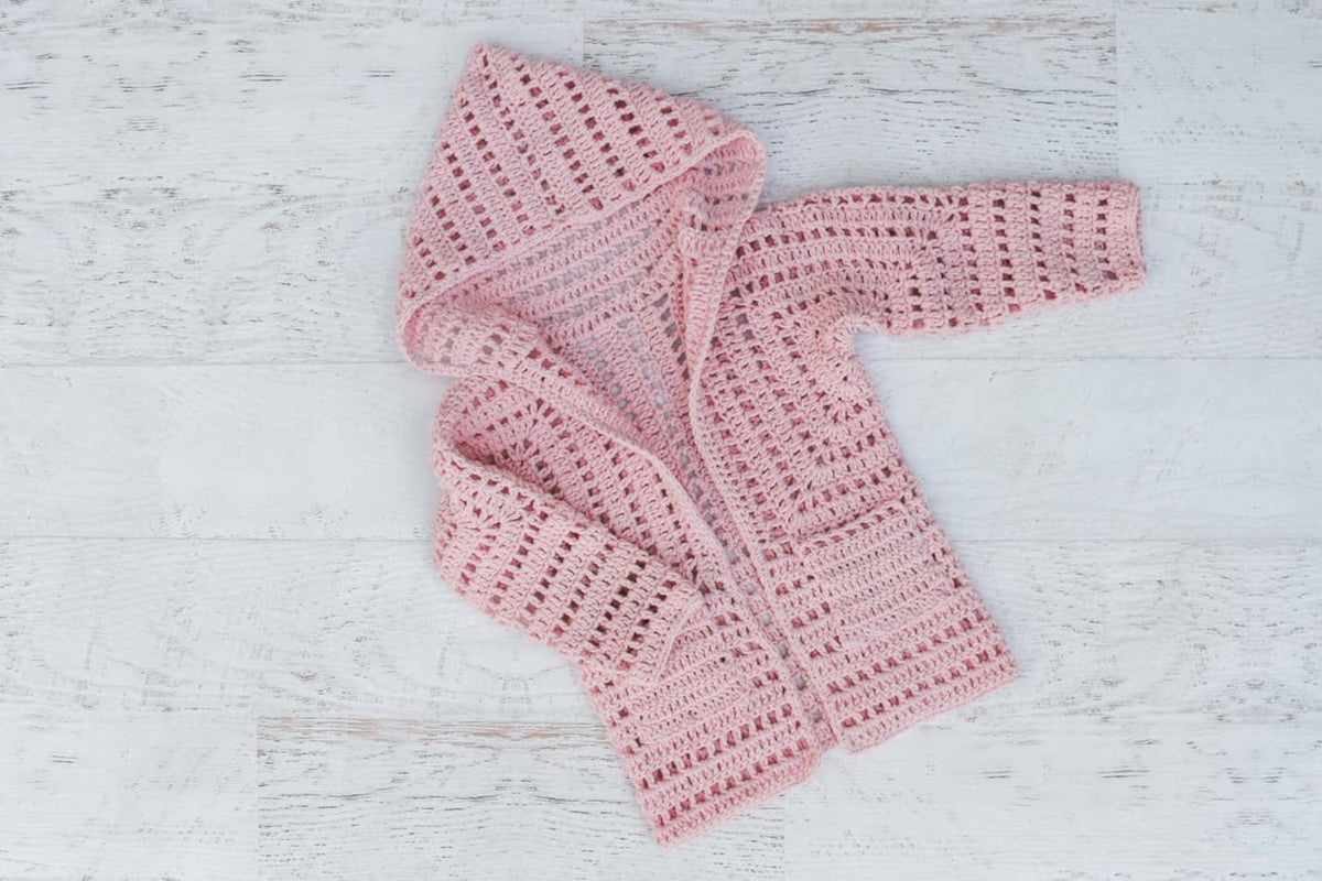 Kids Hexagon Cardigan Crochet Pattern