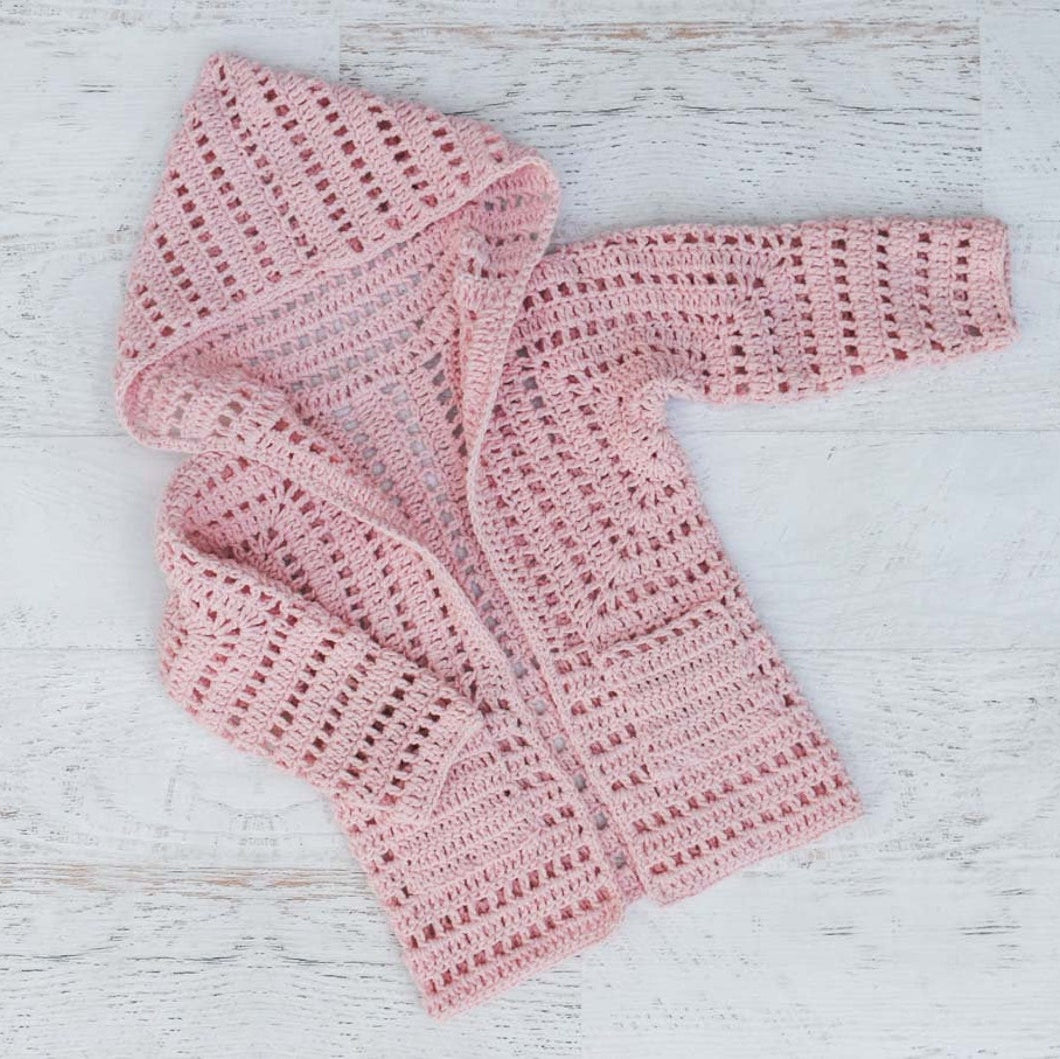 Kids Hexagon Cardigan Crochet Pattern