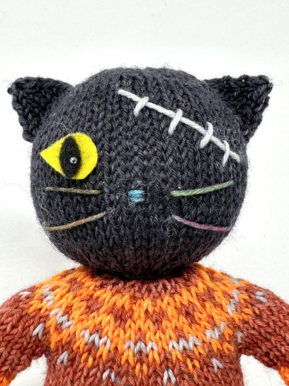 Halloween Cat Knitting Pattern