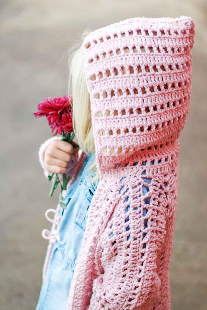Kids Hexagon Cardigan Crochet Pattern