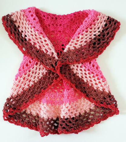 Ring Around the Rosie Vest Crochet Pattern