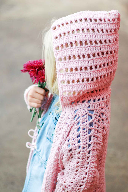 Kids Hexagon Cardigan Crochet Pattern