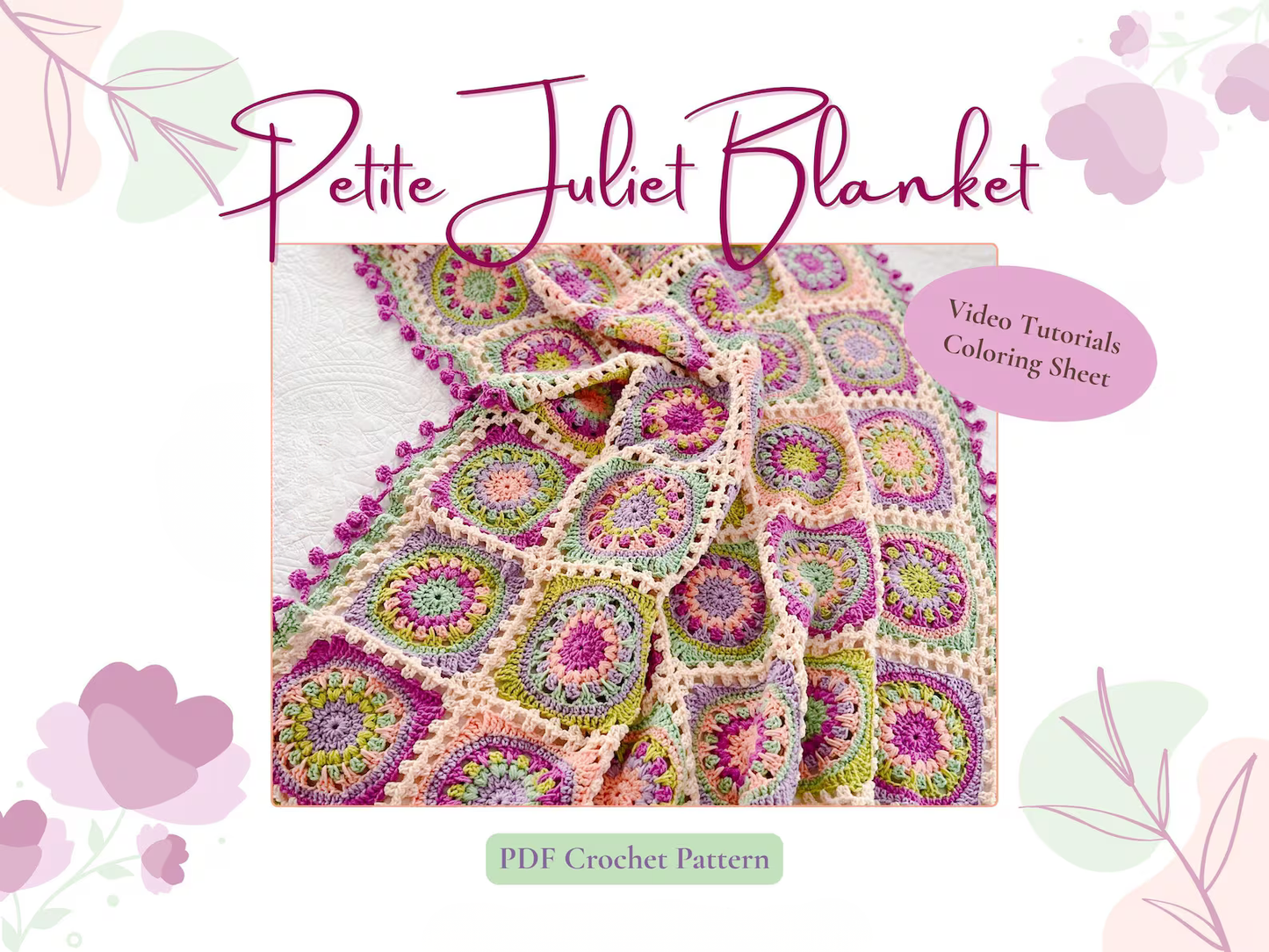 Petite Juliet Blanket Crochet Pattern